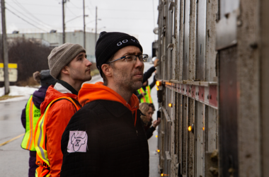 Protestors at Cargill | Photo by Alex Vialette