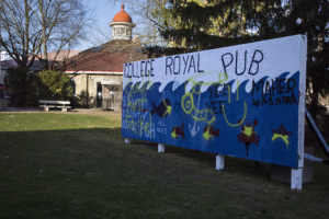 Guelph Rent Strike (Tagged College Royal Sign. College Royal was cancelled