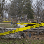 Exhibition Park. Across the city, parks have been closed and access has been restricted.